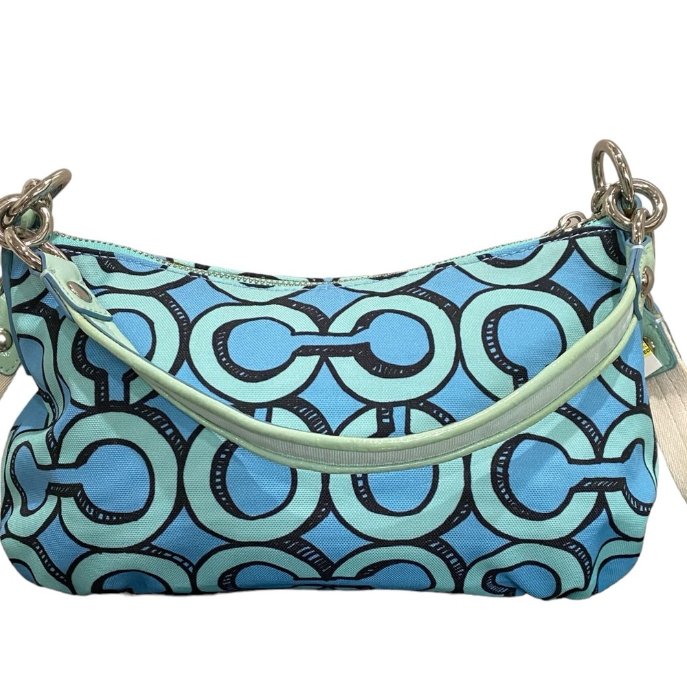 Coach Poppy Op Art C Logo Purse - Picture 4 of 12